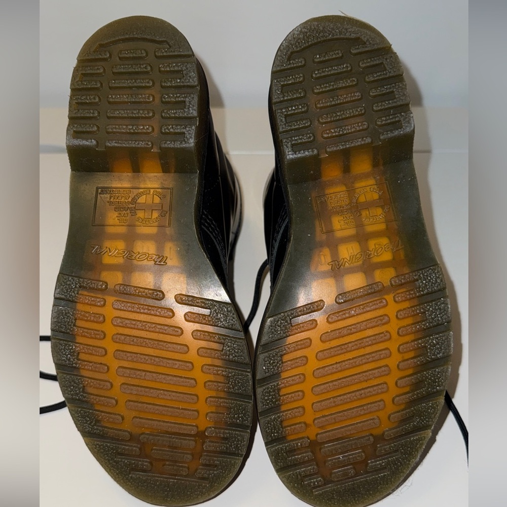 Dr. Martens Black Leather Boots - Picture 7 of 9